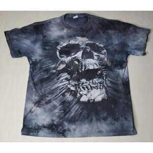 2011 David Penfound Skull Bones Darkness Tie Dye T Shirt Men Large Delta Pro Tag